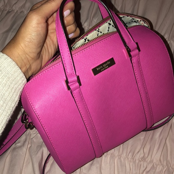 Hot Pink Kate Spade Purse and Matching Wallet - Picture 4 of 8